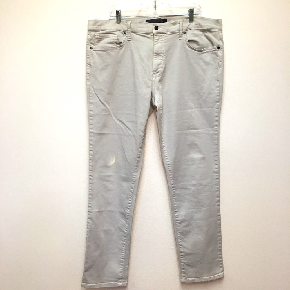 Joe’s Slim Straight Jeans Size 40W X 32L Tan Casual Stretch Denim